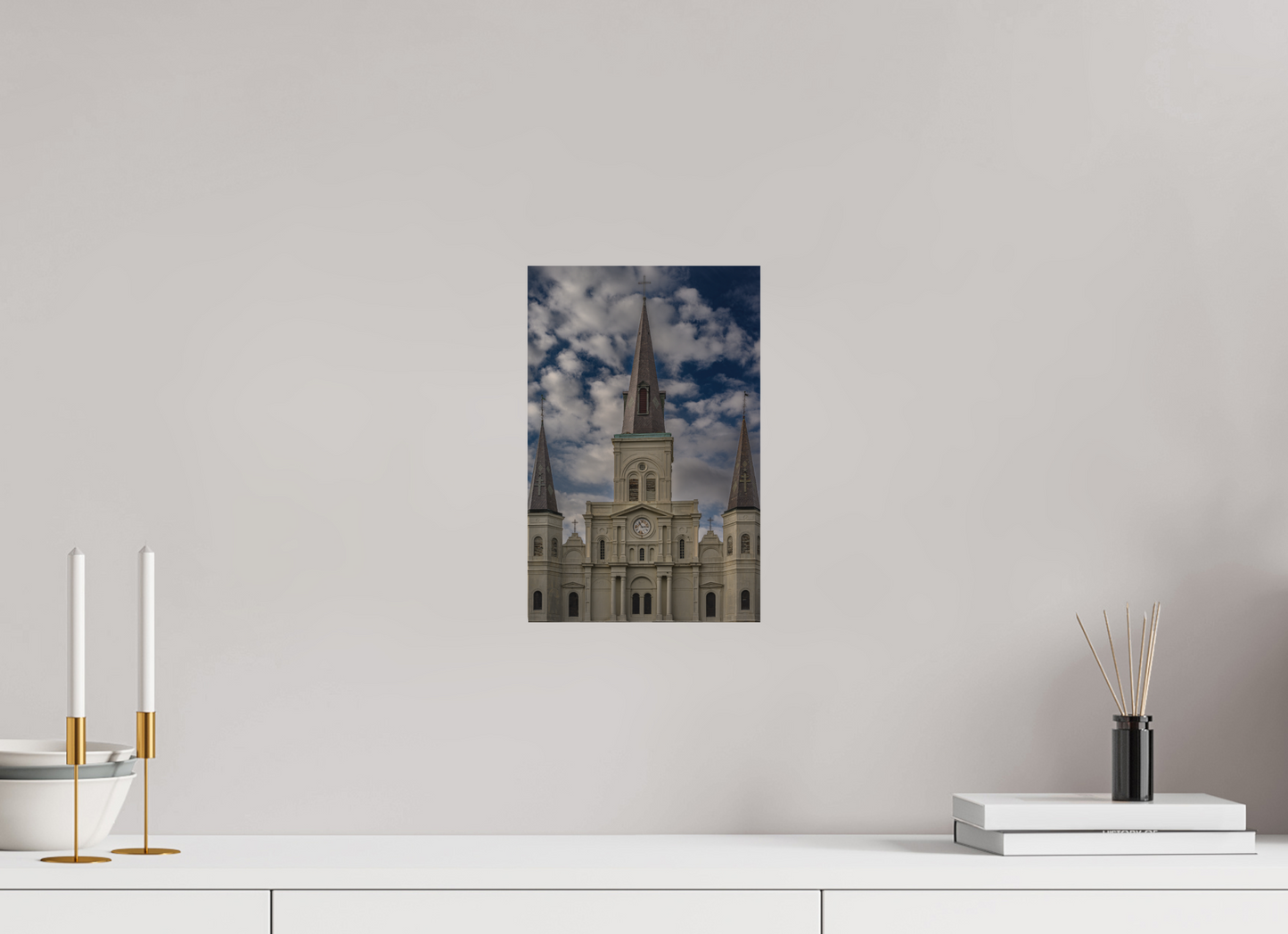 8 x 12.2″, Direct Print on Aluminum Dibond New Orleans Cathedral